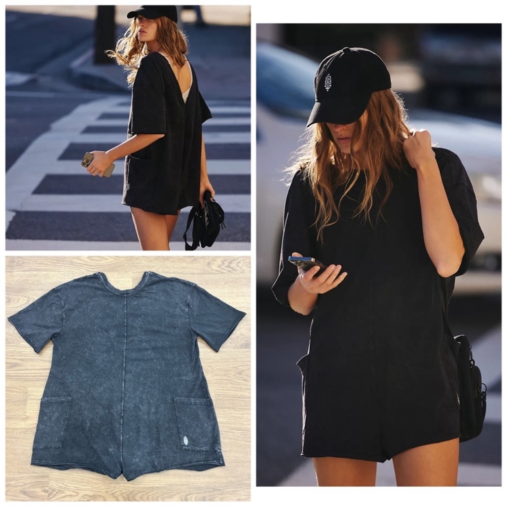 NEW Free People Movement Hot Shot Tee Romper